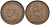 Великобритания 1 пенни 1938 Георг VI (1936-1952) KM 845, Spink 4114 бронза 4574-124