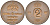 Швеция 2 эре 1968 U, Густав VI Адольф (1950-1973) KM 821 бронза 4364-1231