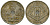 Бельгия 10 сантимов 1938 Belgique - Belgie KM 112 никель латунь 4121-256