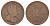 Стрейтс Сетлментс 1 цент 1903 Эруард VII (1901-1910) KM 19 бронза 4642-416