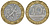 Франция 10 франков 1991 тип Гений Бастилии KM 964.1, Le Frank 375.6 биметалл 45-822