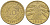 ГЕРМАНИЯ 10 РЕЙХСПФЕННИГОВ 1936 А, KM 40, J. 317 алюминиевая бронза 77-952