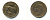 Великобритания 1 фартинг 1941 Георг VI (1936-1952) KM 843, Spink 4116 бронза 83-434