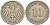 Германия 10 пфеннигов 1900 J KM 12, J. 13 медно-никель 4401-1144