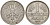 ФРГ 1 марка 1950 D, KM 110, J. 385 медно-никель 67-744