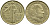 Монако 10 сантимов 1979 Ренье III (1949-2005) KM 142 алюминиевая бронза 4393-1241