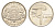 Латвия 1 лат 2004 гриб KM 67 медно-никель UNC 4679-318