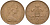 Великобритания 2 пенса 1971 Елизавета II (1952-2022) KM 916, Spink 4235 (C1) бронза 4593-824