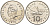 Французская Новая Каледония 10 франков 1972 лодка KM 11 никель  UNC  4610-522