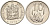 ЮАР 10 центов 1974 цветок алоэ KM 85 никель  UNC  4189-124