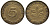 ФРГ 5 ПФЕННИГОВ 1949 J KM 102, Jager 377 сталь плакированная латунью 4547-736