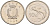 Мальта 10 центов 1998 золотая макрель KM 96 медно-никель 4588-252