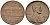 США 1 цент 1960 D, Линкольн KM 201 медь цинк 4564-334