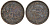 Султанат Маскат и Оман 1/4 анна (байса) 1895 AH 1315, Фейсал бен Турки (1888-1913) KM 12.2 медь 51-1026