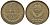 СССР 1 КОПЕЙКА 1990 Федорин 180, ЦИФРЫ РАССТАВЛЕНЫ, ММД KM 126а латунь 4178-111