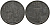 Бельгия 1 франк 1941 Belgique - Belgie, Леопольд III (1934-1947), германская оккупация, Вторая мировая война KM 127 цинк 4161-421