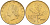 Италия 20 лир 1996 R, дубовый лист KM 97.2 алюминиевая бронза  UNC  4594-1049