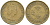 Гонконг 10 центов 1958 Елизавета II (1952-) KM 28.1 никель латунь 3856-1131