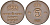 Швеция 5 эре 1956 TS, Густав VI Адольф (1950-1973) KM 822 бронза 4557-745