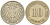 Германия 10 пфеннигов 1901 D KM 12, J. 13, Weege 8 медно-никель 259-816