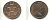 Великобритания 2 пенса 1971 Елизавета II (1952-2022) KM 916, Spink 4235 (C1) бронза 83-453