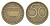 Австрия 50 грошей 1962 KM 2885 алюминиевая бронза 4136-1214