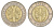 Гана 100 седи 1999 KM 32 биметалл UNC 4642-145