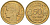 ФРАНЦИЯ 50 САНТИМОВ 1941 ТИП MORLON KM 894.1, LE FRANC 192.18 алюминиевая бронза 44-641