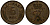 Дания 5 эре 1969 Фредерик IX (1947-1972) KM 848 бронза 4176-543