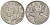 Канада 25 центов 1943 Георг VI (1936-1952), олень KM 35 серебро 4620-336