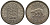 Гренландия 25 эре 1926 NCN; CJ, медведь, датская колония, Кристиан X (1912-1947) KM 5 медно-никель 186-1054