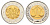Гана 1 седи 2007 год-тип KM 42 биметалл UNC 4666-623