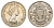 Великобритания 1/2 кроны 1957 Елизавета II (1952-2022) KM 907, Spink 4145 медно-никель 57-614