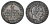 ПРУССИЯ 1/2 ЗИЛЬБЕРГРОША 1851 A KM 434 серебро 00-00