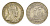 Цейлон 10 центов 1909 Эдуард VII (1901-1910) KM 97 серебро    4658-1121