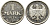 Германия 1 марка 1924 F KM 42, J. 311, Weege 14 серебро PROOF 00-817-57
