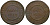 Великобритания, Стаффордшир 1 пенни 1812 Withers 667 медь 1526-845