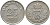 Дания 25 эре 1954 N; S, Фредерик IX (1947-1972) KM 842.1 медно-никель 28-1116