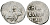 Великое Княжество Московское денга 1535 - 1547 Иван IV Васильевич, Московский монетный двор, 0,35 грамм ГиК №21 серебро 262-666