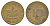 ФРГ 10 пфеннигов 1990 F KM 108, J. 383 сталь плакированная латунью 4627-125
