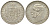 Брауншвейг-Каленберг-Ганновер 1/6 талера 1860 В, Георг  V (1851-1866) KM 238, Jaeger 95 AKS 145 серебро  aUNC  413-2022
