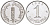 ФРАНЦИЯ 1 САНТИМ 1968 KM 928, LE FRANC 106.15 нержавеющая сталь UNC 112-565