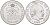 Монако 100 франков 1999 50 лет правления Ренье III KM 175 серебро UNC 1087-6-11