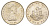 Остров Мэн 5 пенсов 1975 Елизавета II (1952-2022) KM 22 медно-никель UNC 4648-214