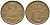 ДАНИЯ 2 ЭРЕ 1921 N ; GJ, КРИСТИАН X (1912-1947) KM 813.2 бронза 34-515