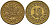 Тунис 10 миллимов 1960 AH 1380 KM 306 латунь 4154-1147