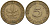 ФРГ 5 ПФЕННИГОВ 1950 D KM 107, J.382 сталь плакированная латунью 4567-865