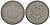 ГЕРМАНИЯ 10 ПФЕННИГОВ 1874 F, СТАРОГЕРБОВКА KM 4, Jager 4, Weege 7 медно-никель 4546-1116