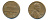 США 1 ЦЕНТ 1968 D, ЛИНКОЛЬН KM 201 медь цинк 86-165