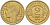 ФРАНЦИЯ 2 ФРАНКА 1939 ТИП MORLON KM 886, LE FRANC 268.12 алюминиевая бронза 3855-142
